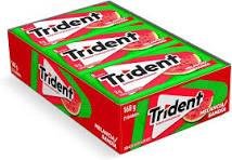 CHICLETE TRIDENT MELANCIA 8G