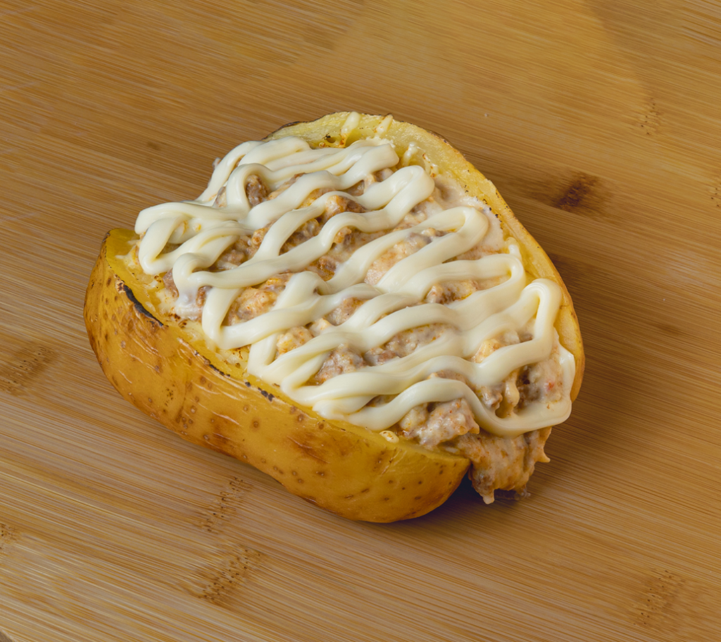 Batata Recheada Filé aos 4 Queijos